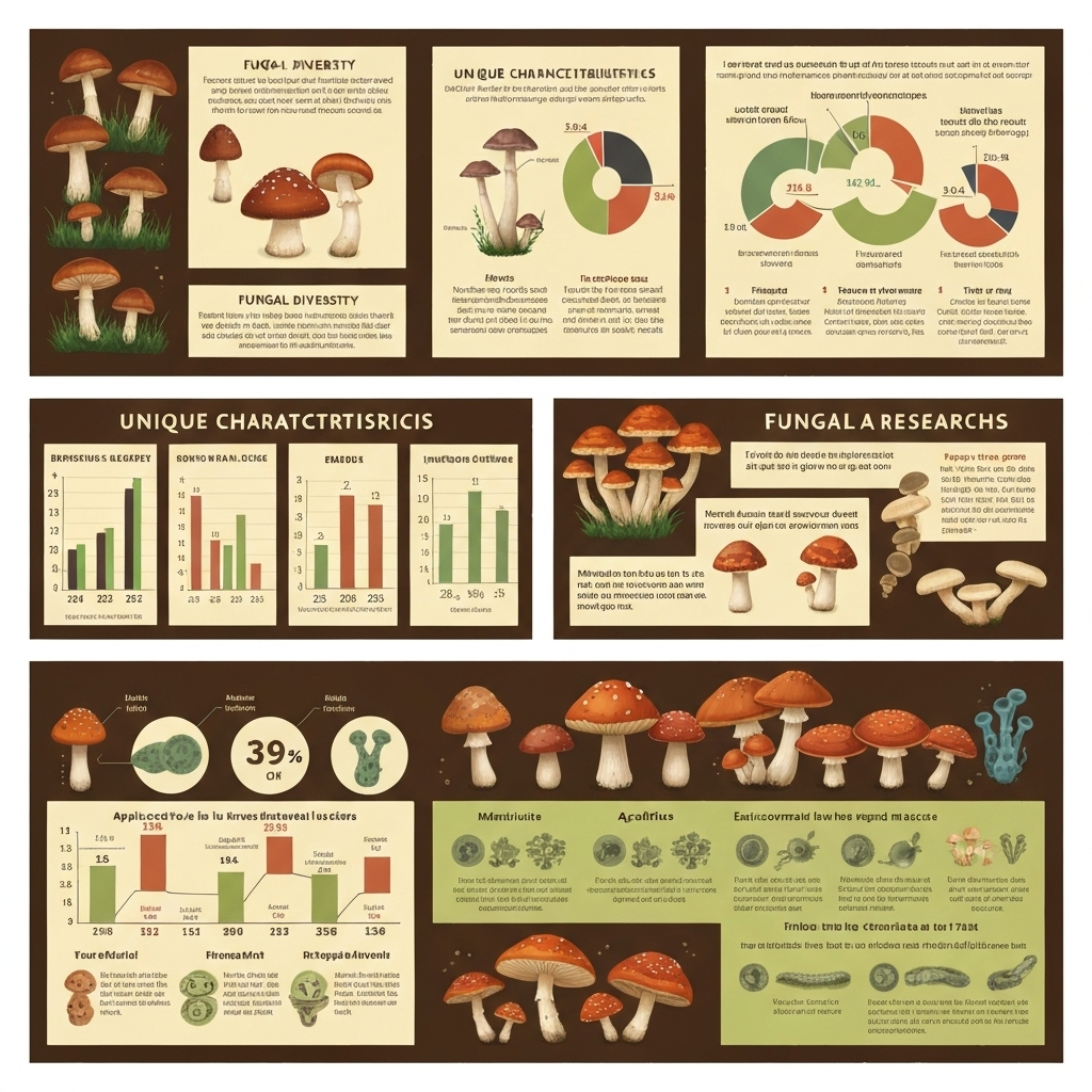 Today's fungi news breakdown showing research themes, story distribution, and key insights